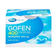 [E: 2026/27] Mega Gofen ® 400 Clearcap Soft Capsules Box (50 Capsules)