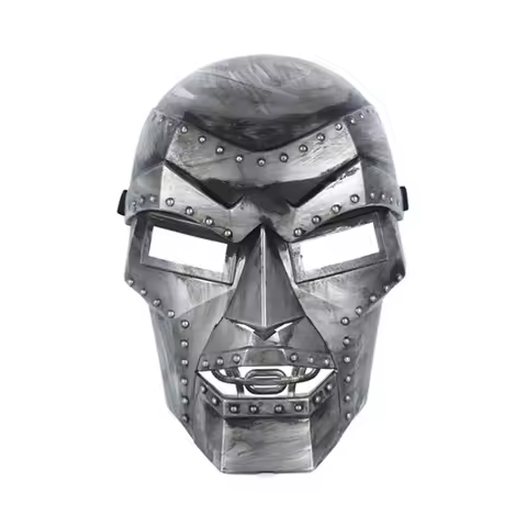 Dr Doom Mask Cosplay Hero Doom Thicken Plastic Masks Halloween Carnival Dress Up Party Costume Props