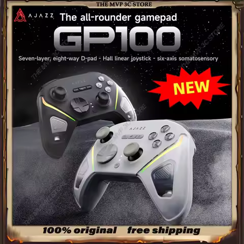 AJAZZ GP100 Customized Gaming Controller Wireless 2.4G 1000HZ 800MAH PC Switch Xbox The All-rounder 