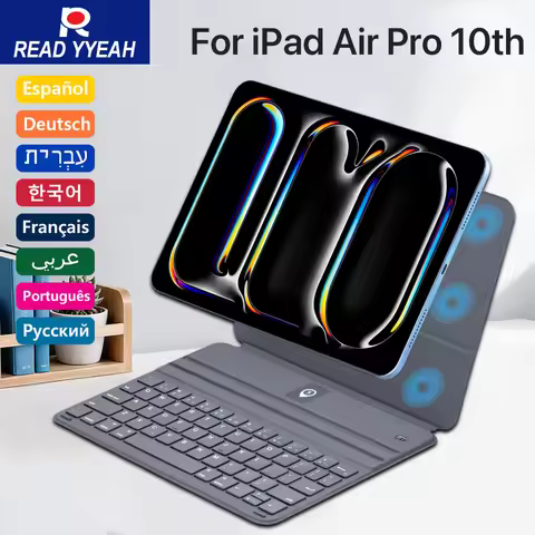 Magic Bluetooth Keyboard For iPad Pro 11 12.9 2018-2022 iPad 2025 A16 iPad Air 4 5 2024 Pro Air 13 M