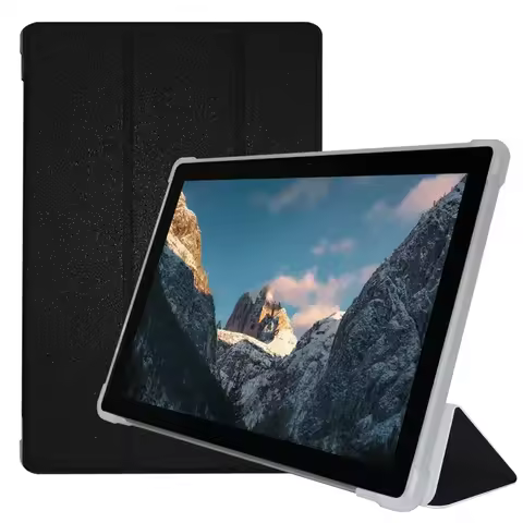 Ultra Thin Three Fold Stand Case For BMAX MAXPad I9 Plus 10.1 Inch Tablet Soft TPU Drop Resistance C