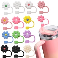 26 New Products Ice Master Cup Flower stanley straw Cap 10mm Chrysanthemum straw Cover 40oz Car Cup 