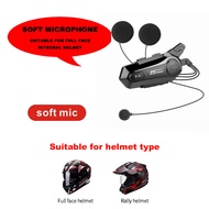 HLINKEY E1 Motorcycle Helmet Bluetooth 5.0 Intercom Headset 1000M Waterproof Wireless Handsfree Call