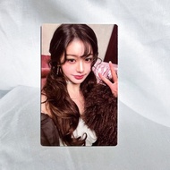 IVE Photocard ELLE Xinyang Magazine Round Card Zhang Yuanying
