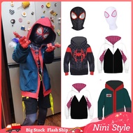 Spiderman Costume For Kids Miles Morales Costume Jacket Boy Spider Gwen Stacy Costume