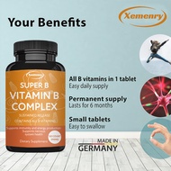 B Complex Vitamin Capsules, kabilang ang B12, B1, B2, B3, B5, B6, B7, B9, Folic Acid, Immune System 