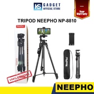 NeePho NP-8810 camera tripod, high-grade aluminum frame, 1.5m high load 3kg, with bag and bluetooth