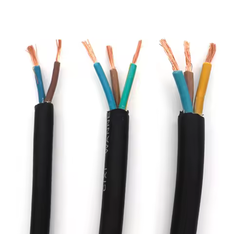 H07RN-F Rubber Cable 2/3/4/5 Core Flexible Power Wire 1m 2m 3m 5m Oil-Resistant Weatherproof Heavy D