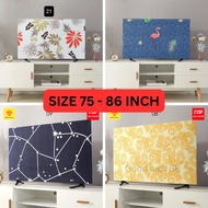 75 Inch LED TV Cover to 86 Inch TV Imported Elastic Fabric Material for Dust Protection