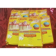 CONTENTS 100 PCS Triangular Plastic Paping Bag/, large cake plastic, birthday plastic/, cone plastic