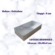 Loyang Kue Brownies / Loyang Brownies / loyang brownies bahan galvalum / loyang roti / loyang kue /