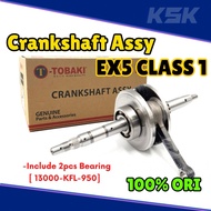 100% ORIGINAL CRANKSHAFT EX5 DREAM WAVE100 EX5 CLASS 1 FUTURE125 CRANKCASE STANDARD TOBAKI CRANKSHAF