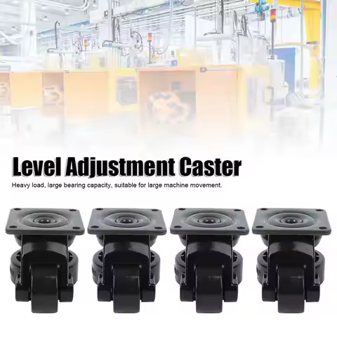 Heavy Duty Leveling Caster Level Adjustment Caster GD‑60F Heavy Duty Industrial Roller Wheel Levelin