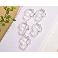 Natural White Crystal Nine-Tailed Fox Pendant