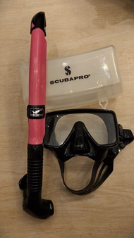 Scubapro 潛水面鏡連Gull呼吸管