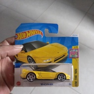 Hot wheels acura NSX yellow SC