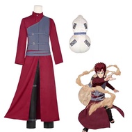 Anime Sabaku No Gaara Cosplay Costume Hokage Ninja Kazekage Clothing for Adult Coat Pants Halloween 