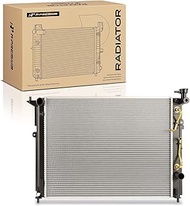 A-Premium Engine Coolant Radiator Assembly with Transmission Oil Cooler Compatible with Hyundai Gene