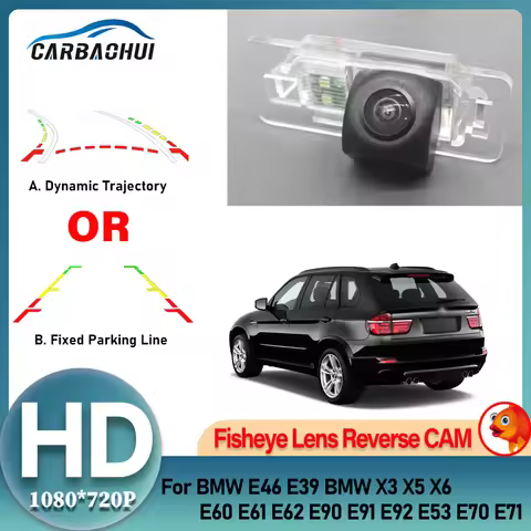 Rear View Backup Camera For BMW E46 E39 BMW X3 X5 X6 E60 E61 E62 E90 E91 E92 E53 E70 E71 license pla