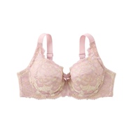 Direct from Japan Nissen_ Plus Size Full Cup Bra for Women - Luxurious Japanese Lace & Vibrant Flora