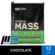 Optimum Nutrition Serious Mass 12lbs [PROMO] - ON Weight & Mass Gain Muscle Building Bulking & Sizin