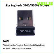 VBUJE Dongle ตัวรับสัญญาณเมาส์ USB ใหม่1000Hz อะแดปเตอร์สำหรับ G700 Logitech/G700s ไร้สายเมาส์สำหรับ