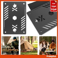 IGT Table Unit Plate Aluminum Alloy Portable IGT Table Plate Outdoor Stove Furnace Board for Snow Pe