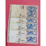 Duit Lama Malaysia Rm2 Siri 10 Condition F