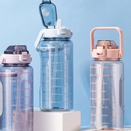 2 Liter / Transparent 2Ml Jumbo Num Water Bottle / Motivational Water Bottle