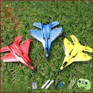 [AlmenclaabMY] RC Glider 2 Channels Anti Collision Jet Fighter Model RC Foam Airplane Model Toy Gift