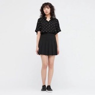 UNIQLO 黑色百褶短裙 S碼