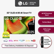LG OLED AI OLED83B5PSA 83" 4K Smart TV | α8 AI Processor 4K Gen2 | Dolby Vision