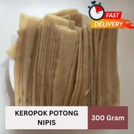 300Gram Keropok Keping Lekor Nipis Selipar Snek Ikan Flavor Fish Snack