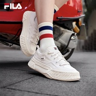 斐乐（FILA）官方川行鞋FOSSO女鞋复古帆布鞋新款休闲鞋 香雪白-WA 36.5
