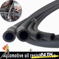 PA-HOME Car  Hoses, Multifunctional ID 4 5 6 8 10 12 14mm NBR Oil Resistant Hose,  with Pipe Clamp V