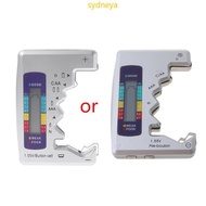 Best C D N  AAA 9V 6F22 Batteries Universal LCD Display Button Cell  Colour Coded Meter Indicate Vol