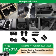 Silicone Storage Box Cup Holder For Toyota Tacoma /4Runner 2025-2026 Gear Shift Door Box Armrest Int