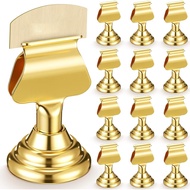 Beauty <br>Gold Metal Table Number Holders 1.7 Inch Mini Place Card Stands Gold Table Number Stands
