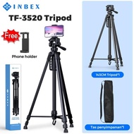 TERLARIS INBEX 3520 145cm Tripod/Professional Kamera Tripod +U Holder+ Bag (Terbaik)