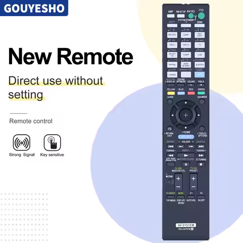 New RM-AAP078 Remote Control For Sony AV Receiver STR-DN1030 STRDN1030