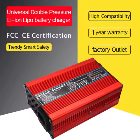 75.6V 3.5A Charger Smart Aluminum Case Is Suitable For 18S 66.6V Outdoor Lithium Ion Battery Car Bal