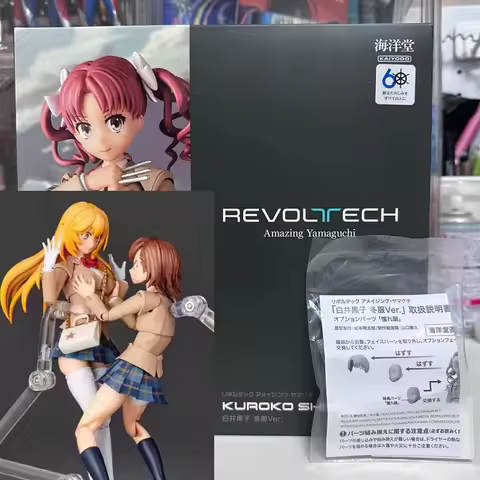 Kaiyodo Shokuhou Misaki Misaka Mikoto Shirai Kuroko Model Toys Revoltech AMAZING YAMAGUCHI To Aru Ka