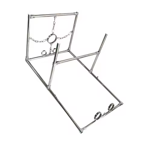 Large binding shelf Stainless steel full adjustment adult toys for men and women device SM toys sexu