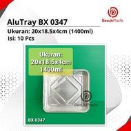 Aluminium Tray BX 0347 / AluTray BX0347 / Tray Aluminium Kotak BX0347
