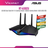 Asus RT-AX82U (AX5400) WiFi 6 Gigabit Wireless AX Gaming Router with AURA RGB, AiMesh Mesh Wi-Fi, Qo