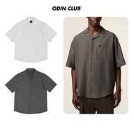 Shirt short sleeve Festa Odin Club, 2-skin khaki fabric shirt, Local Brand ODIN CLUB