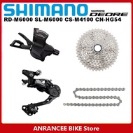 SHIMANO DEORE M6000 Groupset 10 Speed จักรยานภูเขา MTB M6000เปลี่ยนเกียร์ด้านหลังฟันเฟือง M4100หรือ 