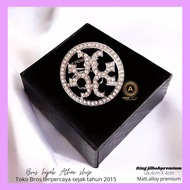 ring jilbab permata kilau mewah/Bros cincin kerudung import premium terbaru  by Athar shop 1 bisa CO