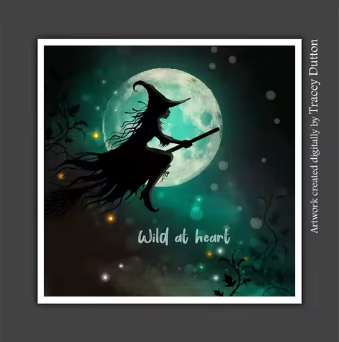 August 2026 New Midnight Coven Whimsy Hats Raventhorn Gravestones Stamp for DIY Scrapbook Handmade D