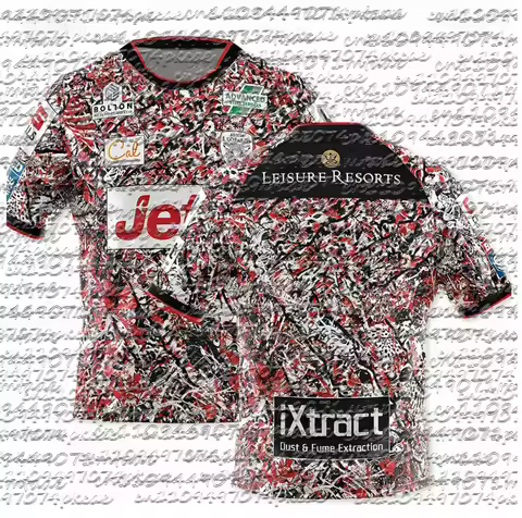 2026 England New Leigh Leopards Rugby Sports Jersey UK Mens British Rugby Casual Quick Drying Traini